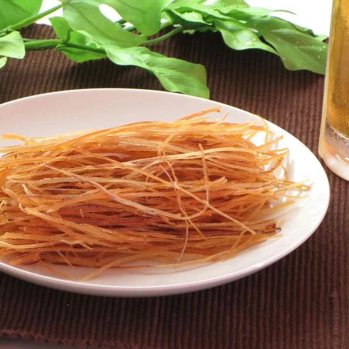 皿に盛ったいかそうめん